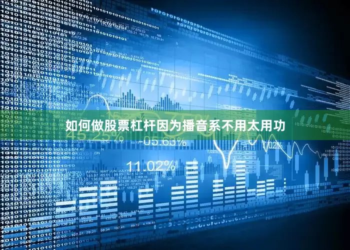 如何做股票杠杆因为播音系不用太用功