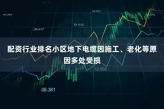 配资行业排名小区地下电缆因施工、老化等原因多处受损